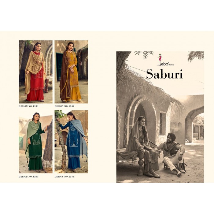 Eba Saburi Vol 1 Heavy Jam Cotton Salwar Suits